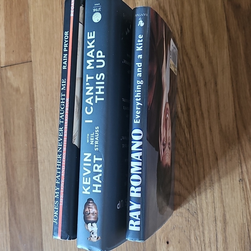 Hardcover Book Bundle of Qty 3 Books Ray Romano, Kevin Hart, Rain Richard Pryor - Picture 2 of 12